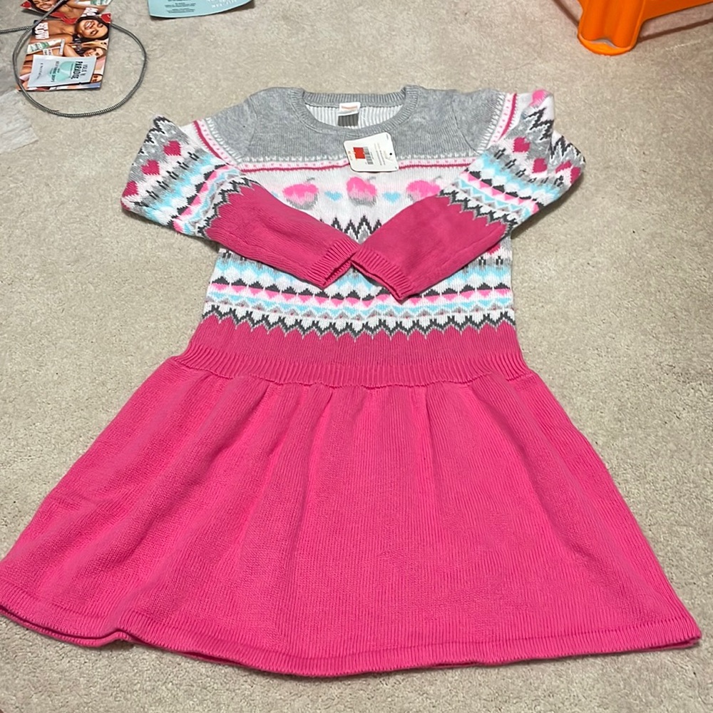 New Gymboree girls sweater dress